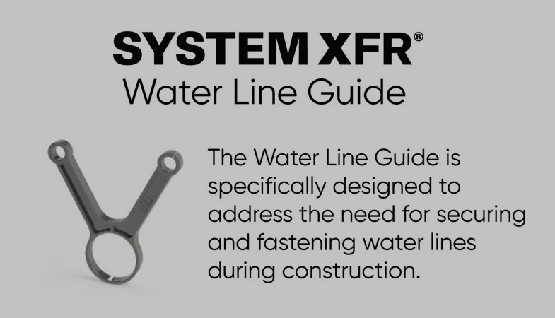 System XFR Water Line Guide Video